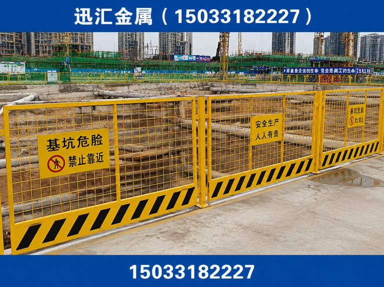 饶阳县基坑护栏展示图